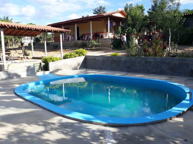 Sítio 4 km de Almenara MG com piscina casa Boa 3 quartos - Foto 3