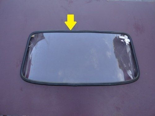 Borracha Vigia vw 1600 Zé Caixão Modelo Utiliza Friso