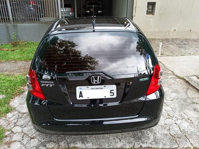 Fit Ex 1.5 Flex Aut Ano 2011 - Completo, manual e chave cópia, bancos de couro - Foto 6