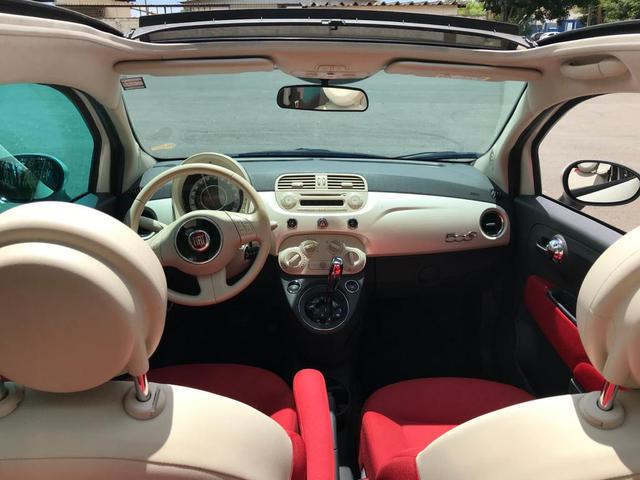Fiat 500 cabriolet 2014 ( conversível ) automático completo muito novo confira!!!! - Foto 7