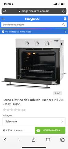 Forno elétrico de embutir Fisher - Foto 2