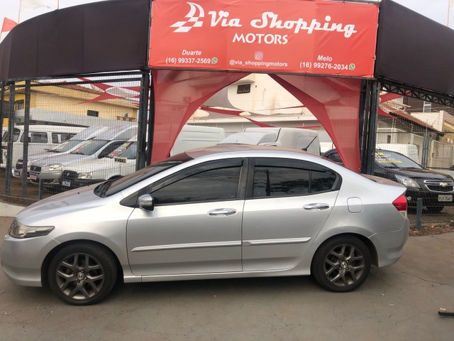 HONDA CITY EX COMPLETO PRATA 2011 COURO