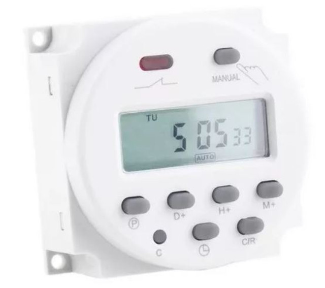 Timer Temporizador Digital Lcd 12v 16a Arduino Automação Robotica COD-AP43  - Foto 4