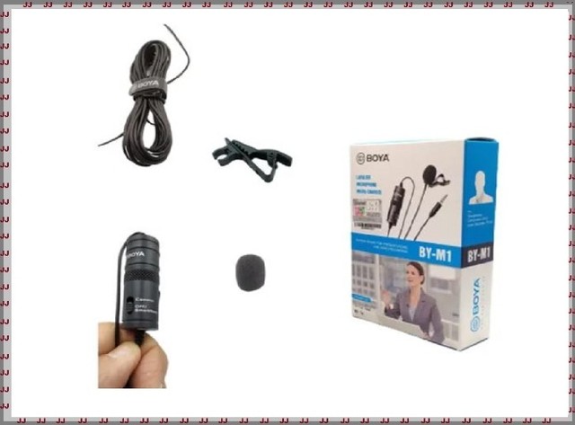Microfone de lapela boya By-M1 com cabo de 6 metros - Foto 2