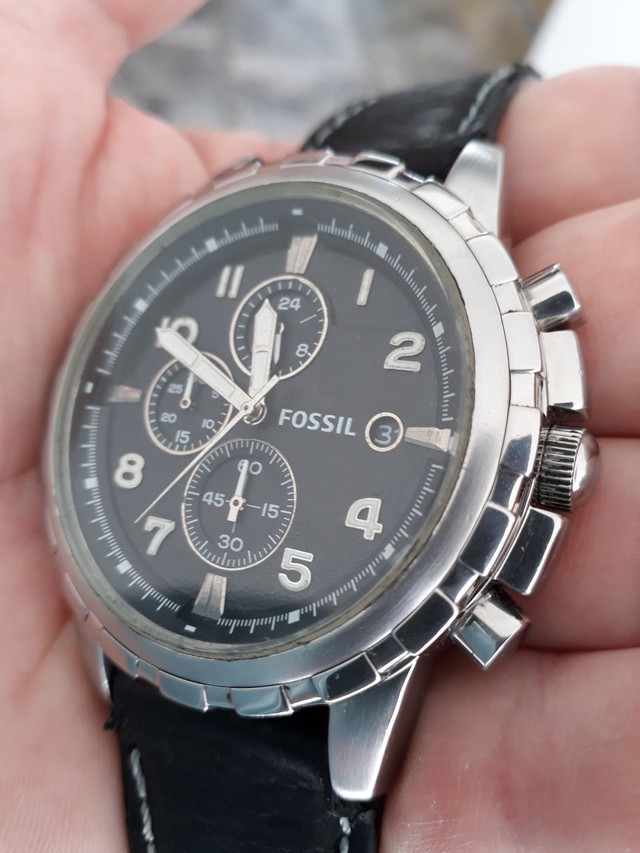 relogio fossil chronograph