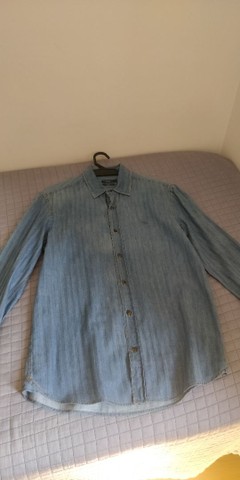 camisa jeans usada