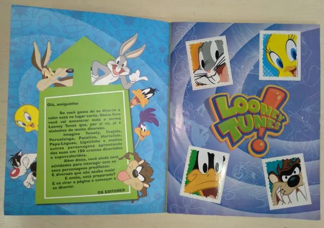 Álbum de figurinhas LOONEY TUNES - Foto 2