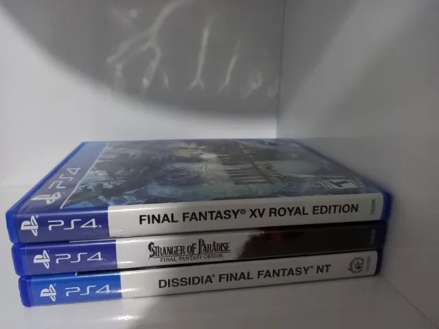 Final Fantasy PS4 preços na descrição