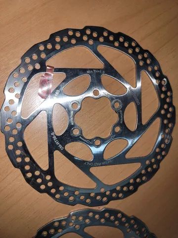 Par de Discos Rotor Shimano SM-RT56-S (praticamente novo) - Foto 5