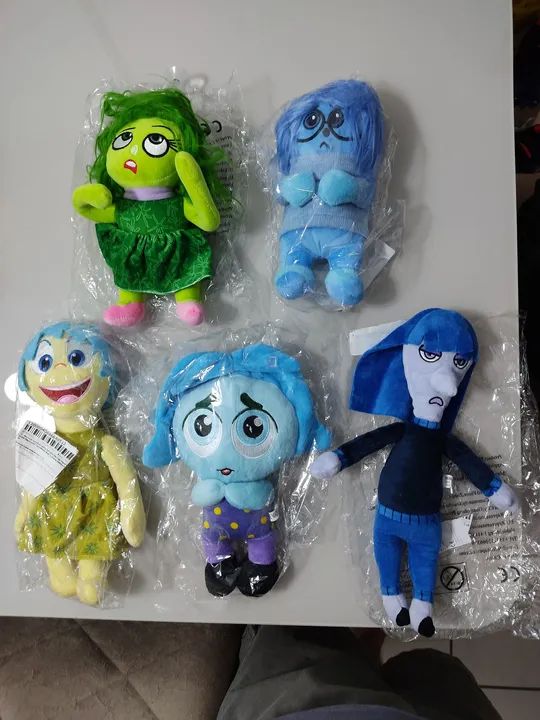 Pelúcias Divertida Mente preço por unidade 