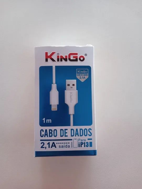 Cabo USB p/ Carregador KINGO - iPhone IOS 