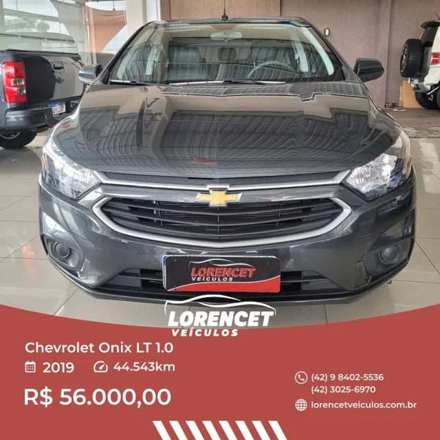 GM - Chevrolet ONIX - HATCH LT 1.0 8V FlexPower 5p Mec. - 2019/2019 - Foz  do Iguaçu - PR