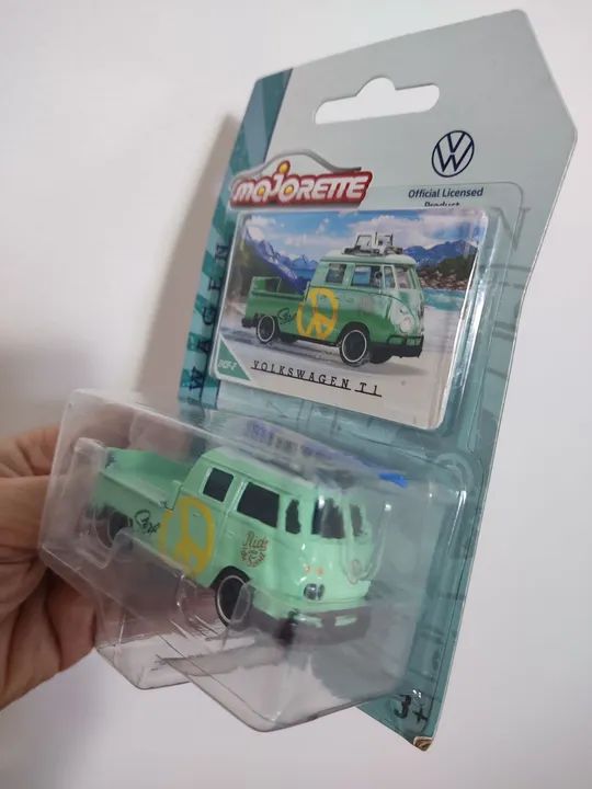 Majorette Volkswagen Kombi T1 caminhonete com prancha de surf  - Foto 2