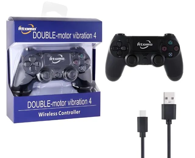 Controle Gamepad Joystick Sem Fio USB Doubleshock para Console PS4 Notebook PC Gamer - Foto 3