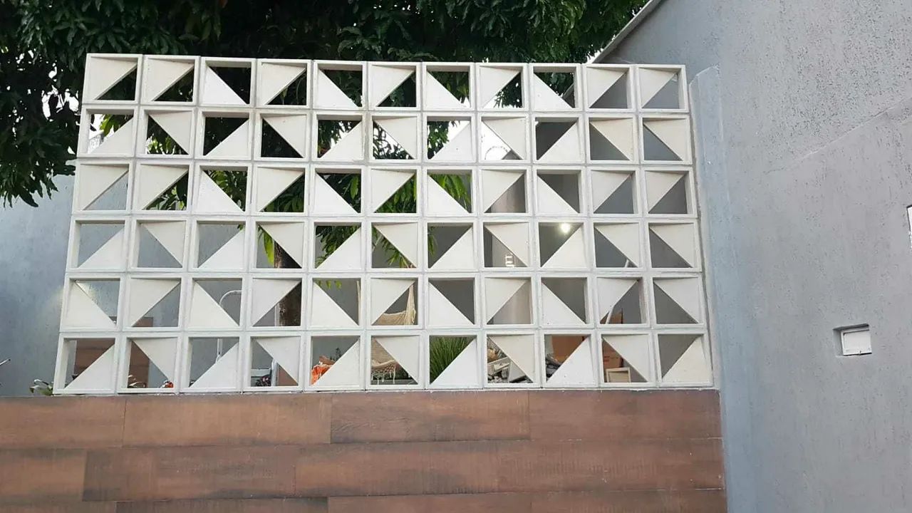 Cobogó triangular 30 x 30  - Foto 2