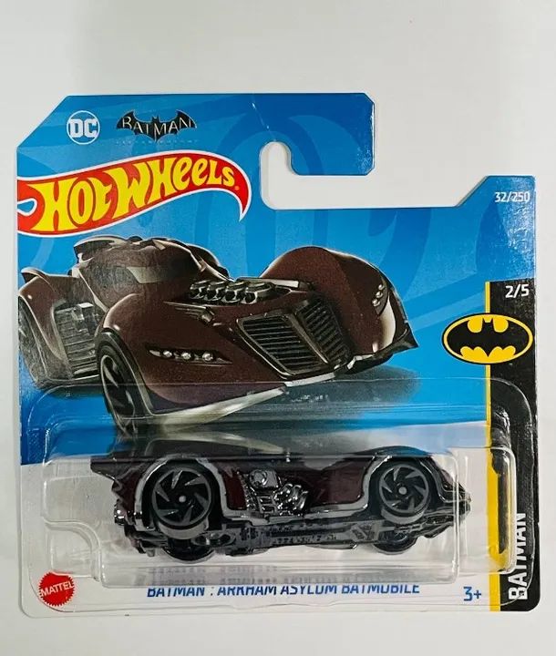 HotWheels Batman : Arkham Asylum Batmobile - 32/250 - miniatura veículo do Batman