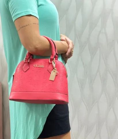Bolsa Guess Everlee Mini Top Crossbody - Foto 5