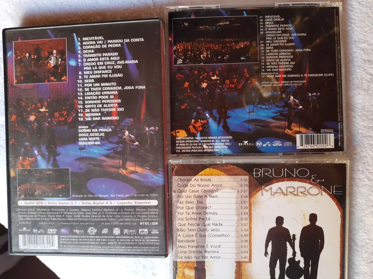 CD e DVD Originais Bruno e Marrone  - Foto 2