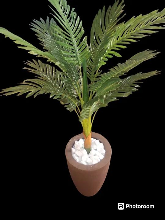 Coqueiro artificial completo com o vaso 