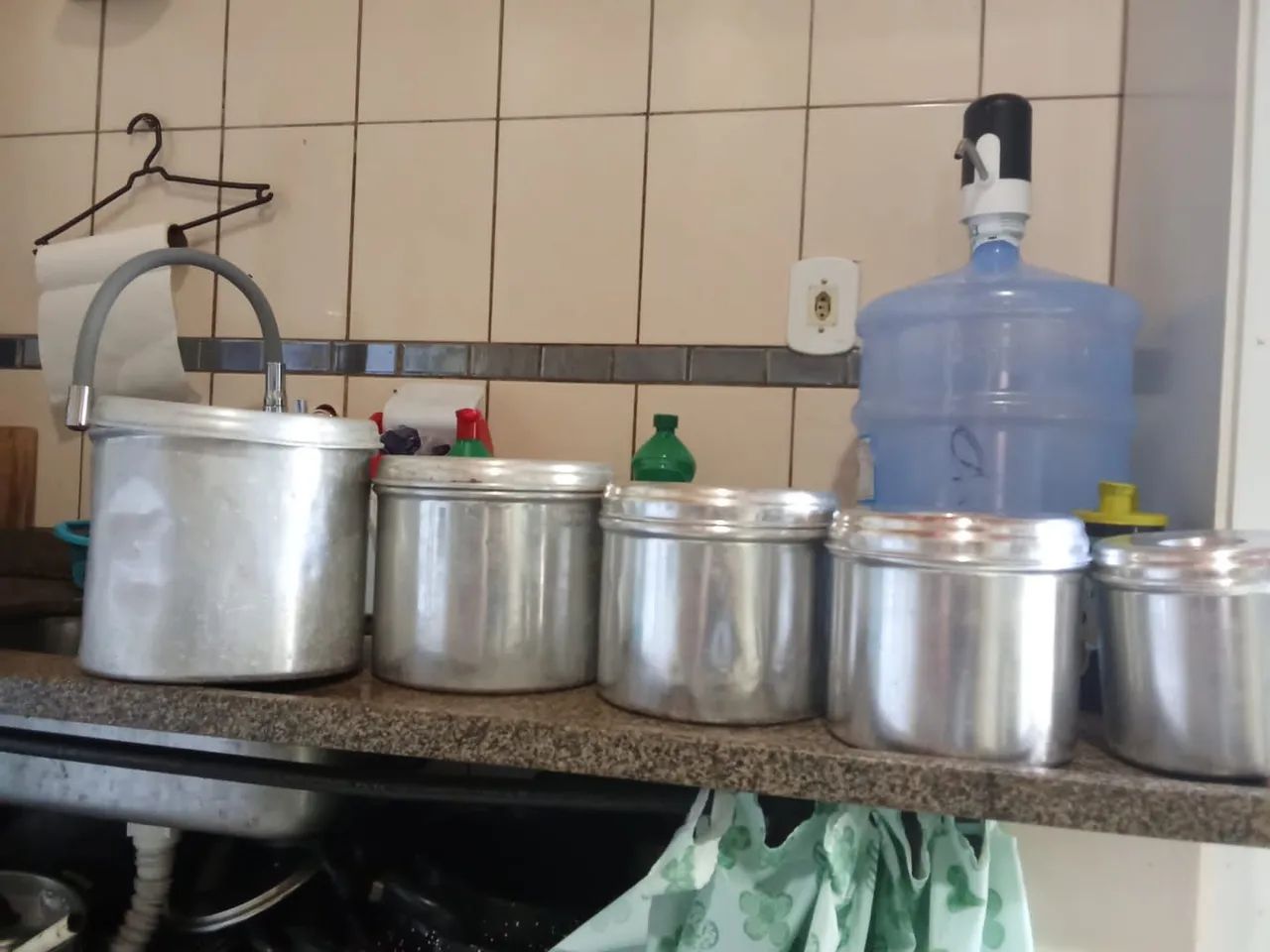 Conjunto de Panelas Alumínio - Usado