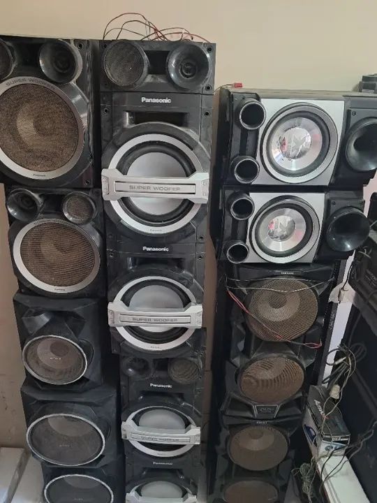 lote de caixas de som usadas passivas - Foto 2