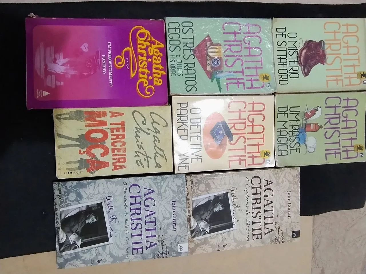Livros Agatha Christie - 8 Volumes 