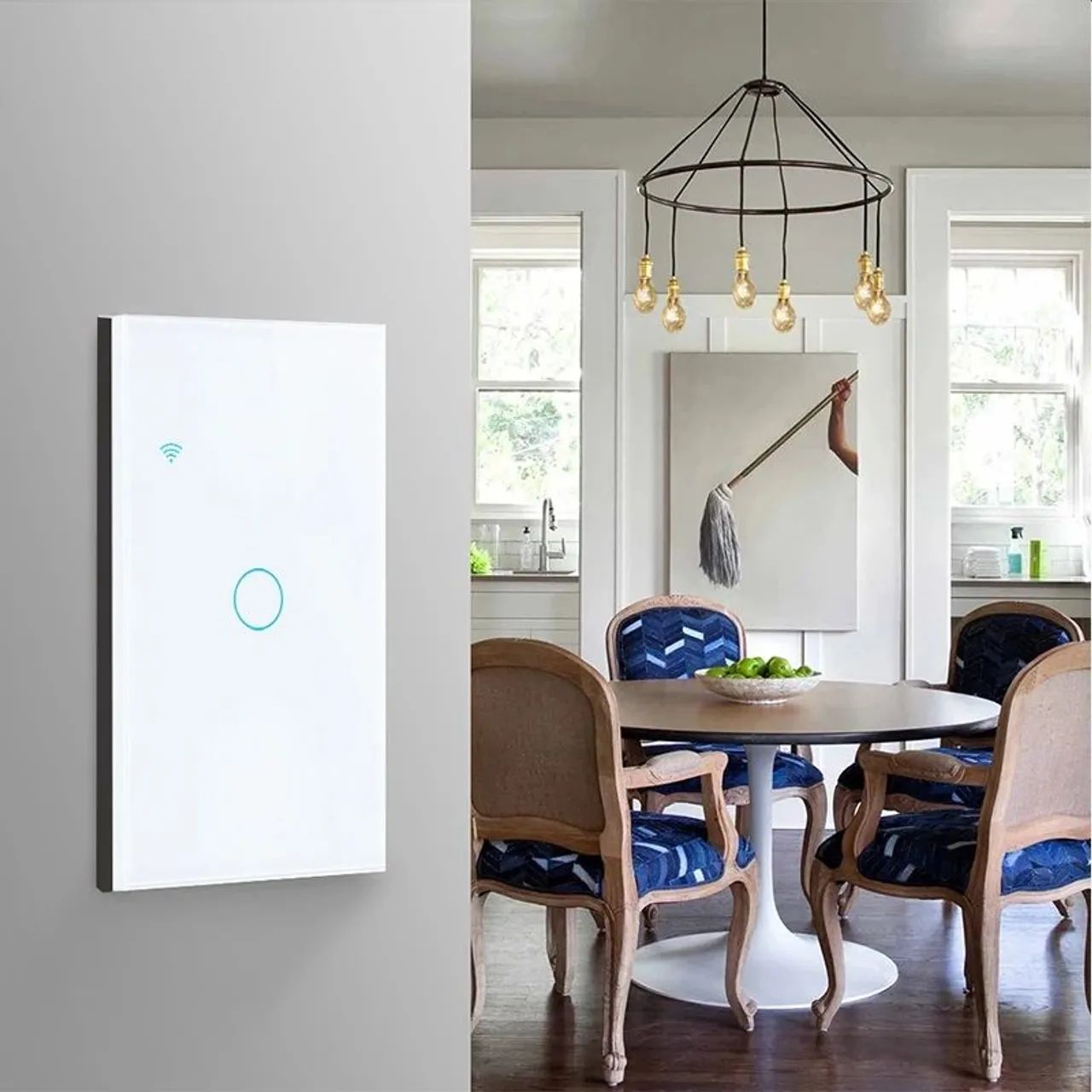 Interruptor Wifi Tuya 2 Botões, Compatível com Alexa, Aplicativo  - Foto 2
