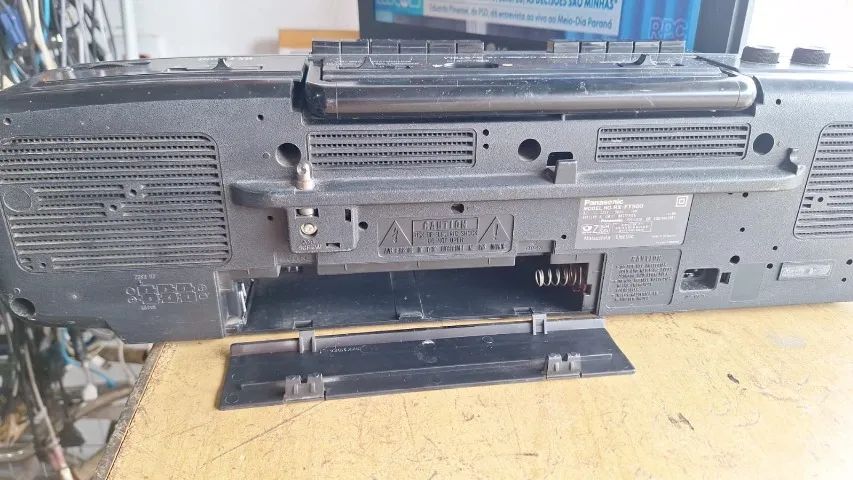 Boombox Panasonic anos 80 Funciona tudo 127V ótimo estado 189,00 Pix - 2709 - Foto 5