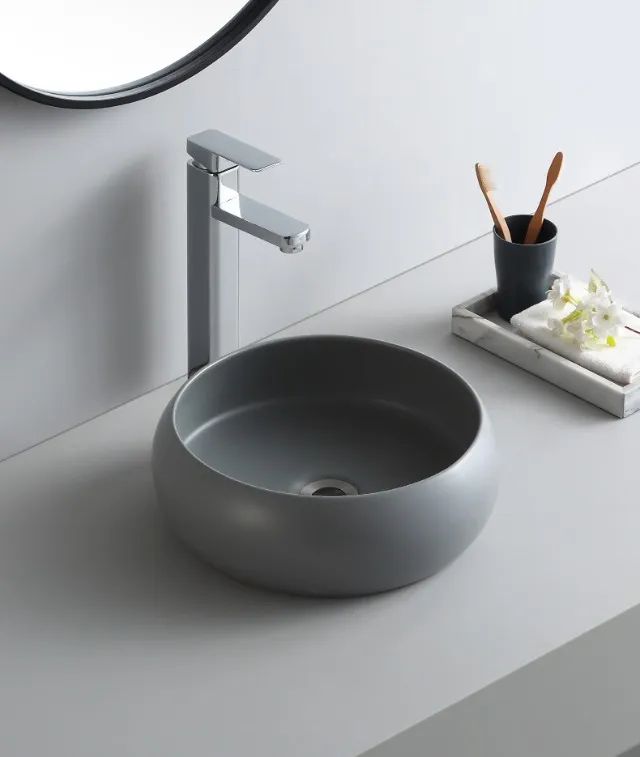 Cuba De Apoio Evier Tire Cinza Fosco Grey Matte 40x11 Moonstone - Foto 4