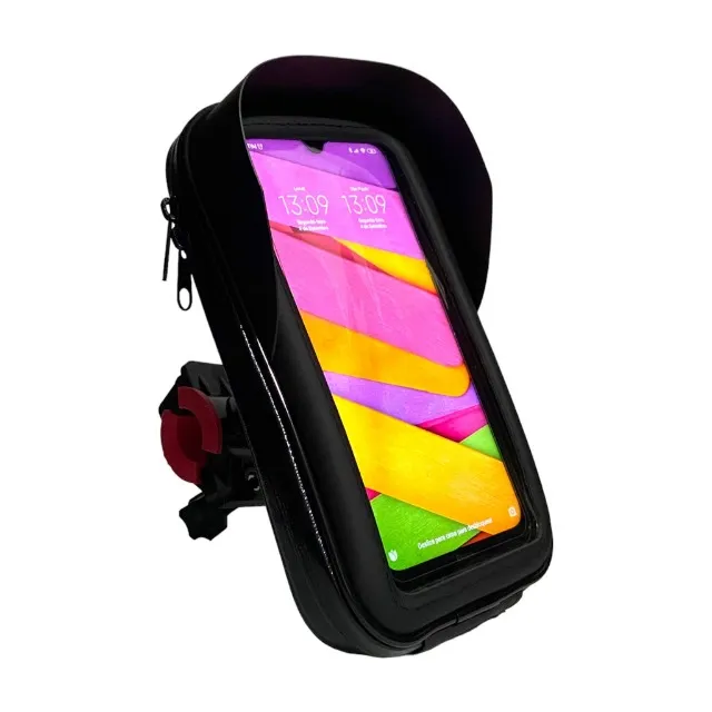 Suporte de Telefone à Prova D'água Para Motocicleta GPS Com Proteção Contra Luz do Sol e C