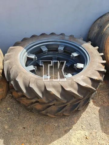 cod.712 - Par de pneus finos 12-4/36 Goodyear - TK Tratores Nova Andradina - MS  - Foto 5