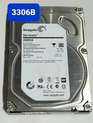 Placa Logica Hd 2 T.b St2000dm001 - Fw: Cc24 - Cod: 3306b