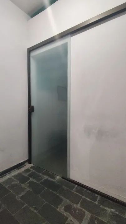 Porta de correr com kit bronze