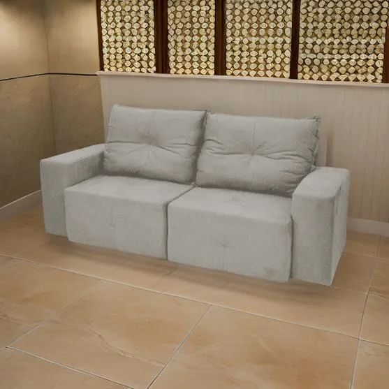 Sofá Retrátil Reclinável Clássico - Conforto e Simplicidade - Foto 5