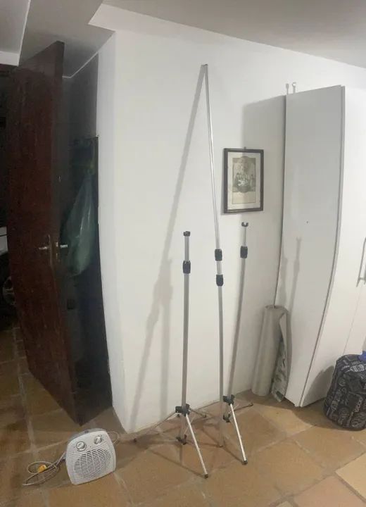 Tripé para Cromaqui , pano verde. Novo - 3 Peças - Foto 2