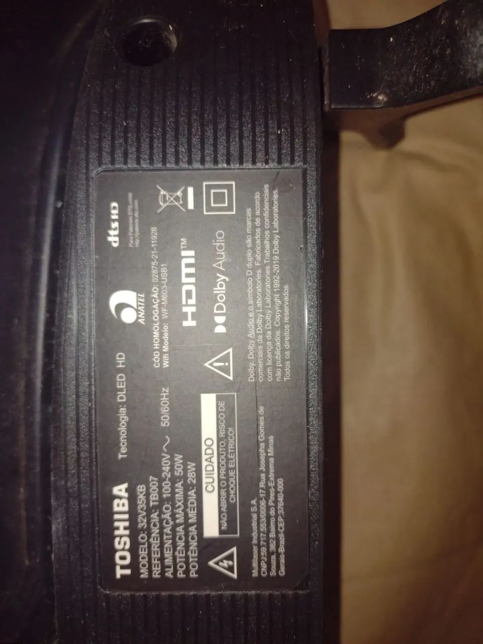 TVs Samsung e Toshiba defeito  - Foto 5