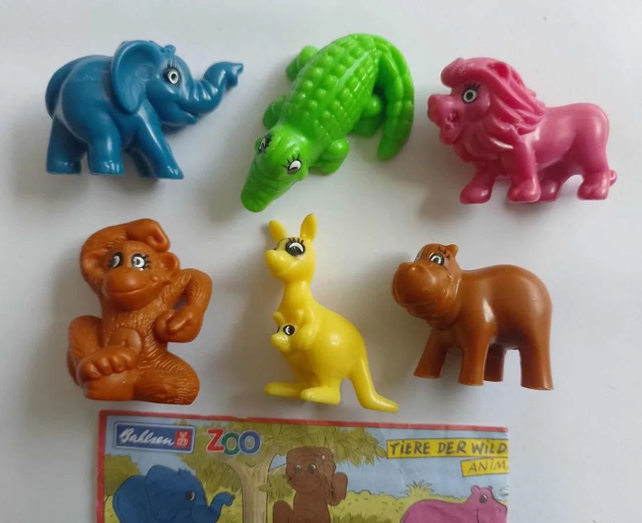 Bonecos Coleção Animais do Zoo Variante 2