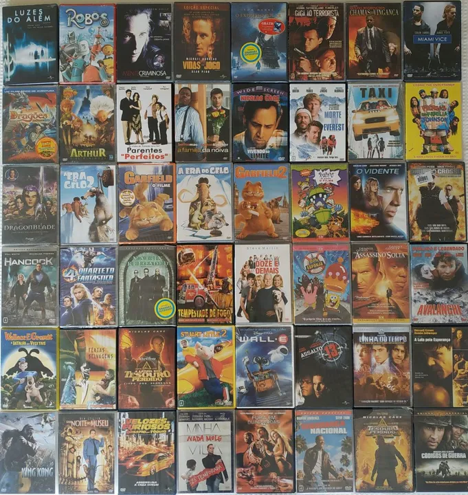 DVDs de filmes e Shows - Diversos títulos