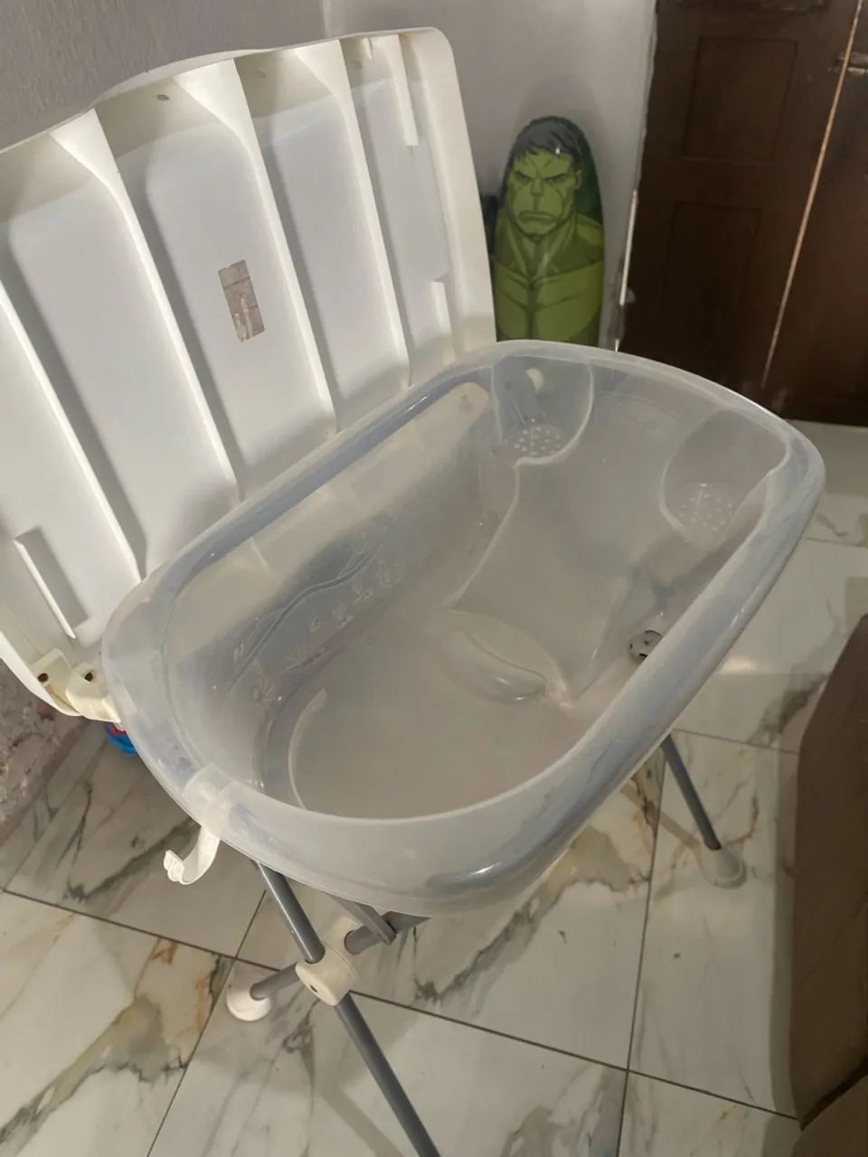 Banheira com trocador