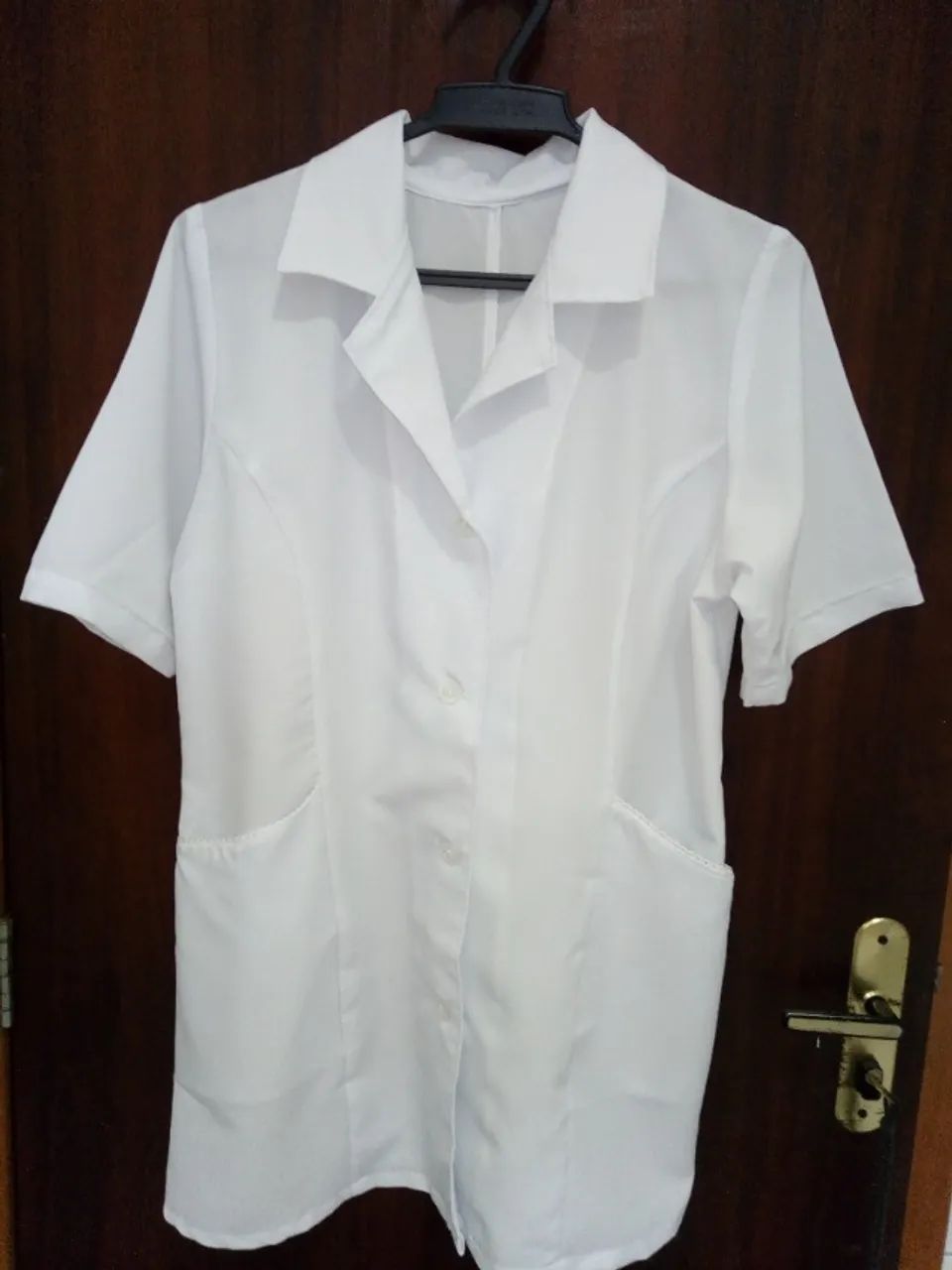 Jaleco Branco em Microfibra (Seminovo) - Foto 3