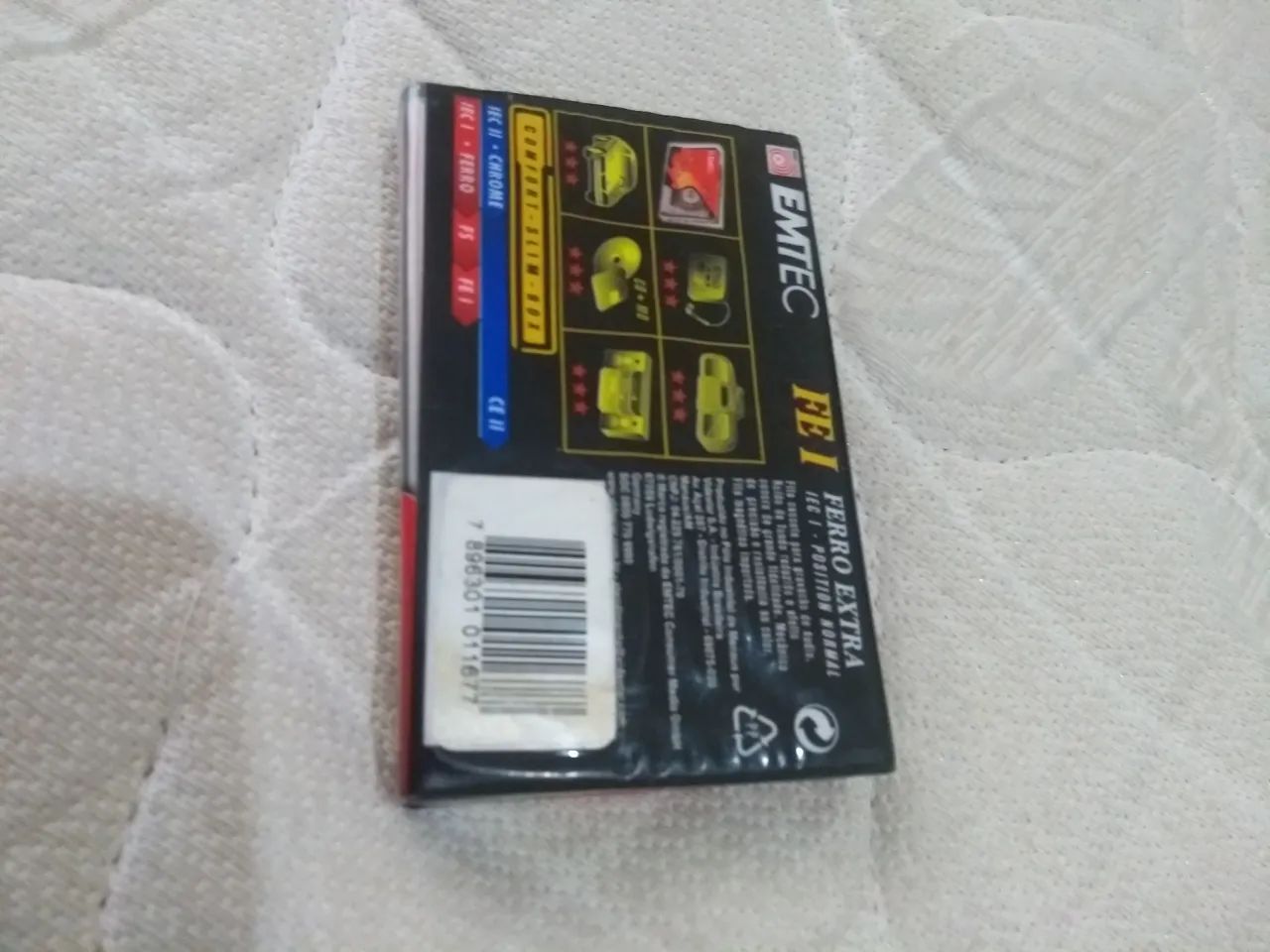 Fita Cassete Virgem EMTEC FE I Ferro Extra 90 min. - Foto 2