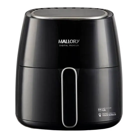 Fritadeira Elétrica Air Fryer Mallory Digital Premium 5.5L