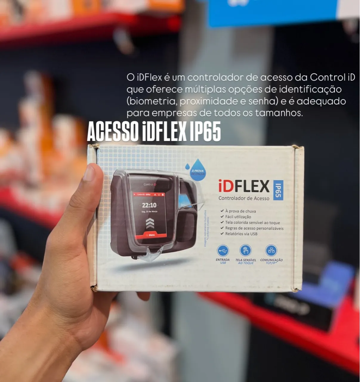 Control iD iDFlex IP65 - Controlador de Acesso