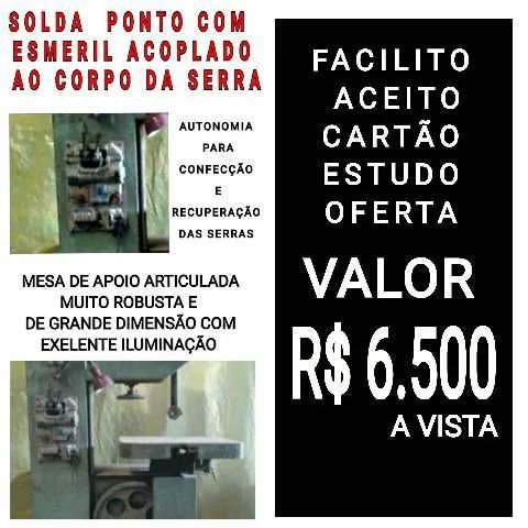 SERRA FITA INDUSTRIAL COM SOLDADADOR DE SERRA ACOPLADO ( ALT.1.89 MT X LARG.1.06 MT )  - Foto 2