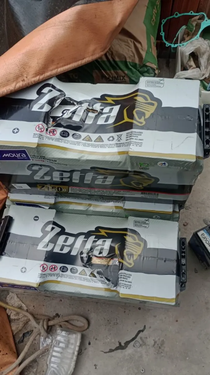 Baterias Zetta 150ampreses para Caminhões 