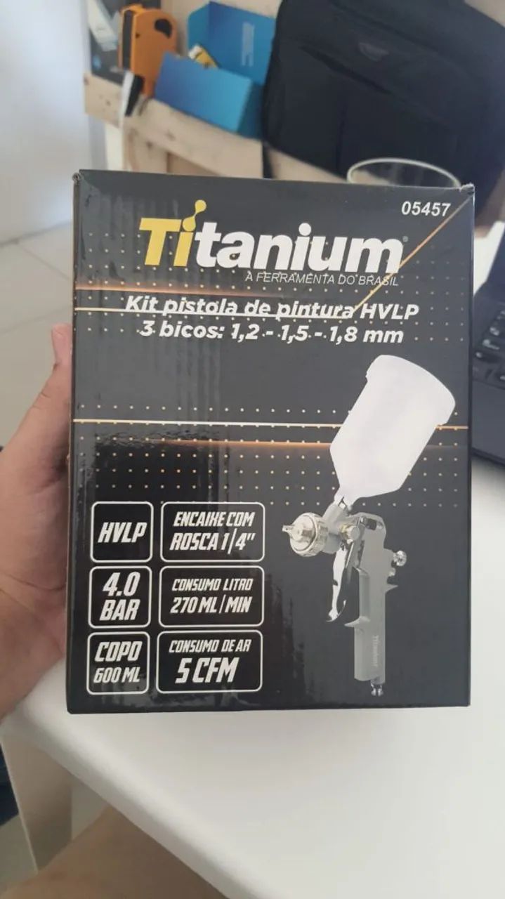 Pistola de Pintura Pneumática Nova