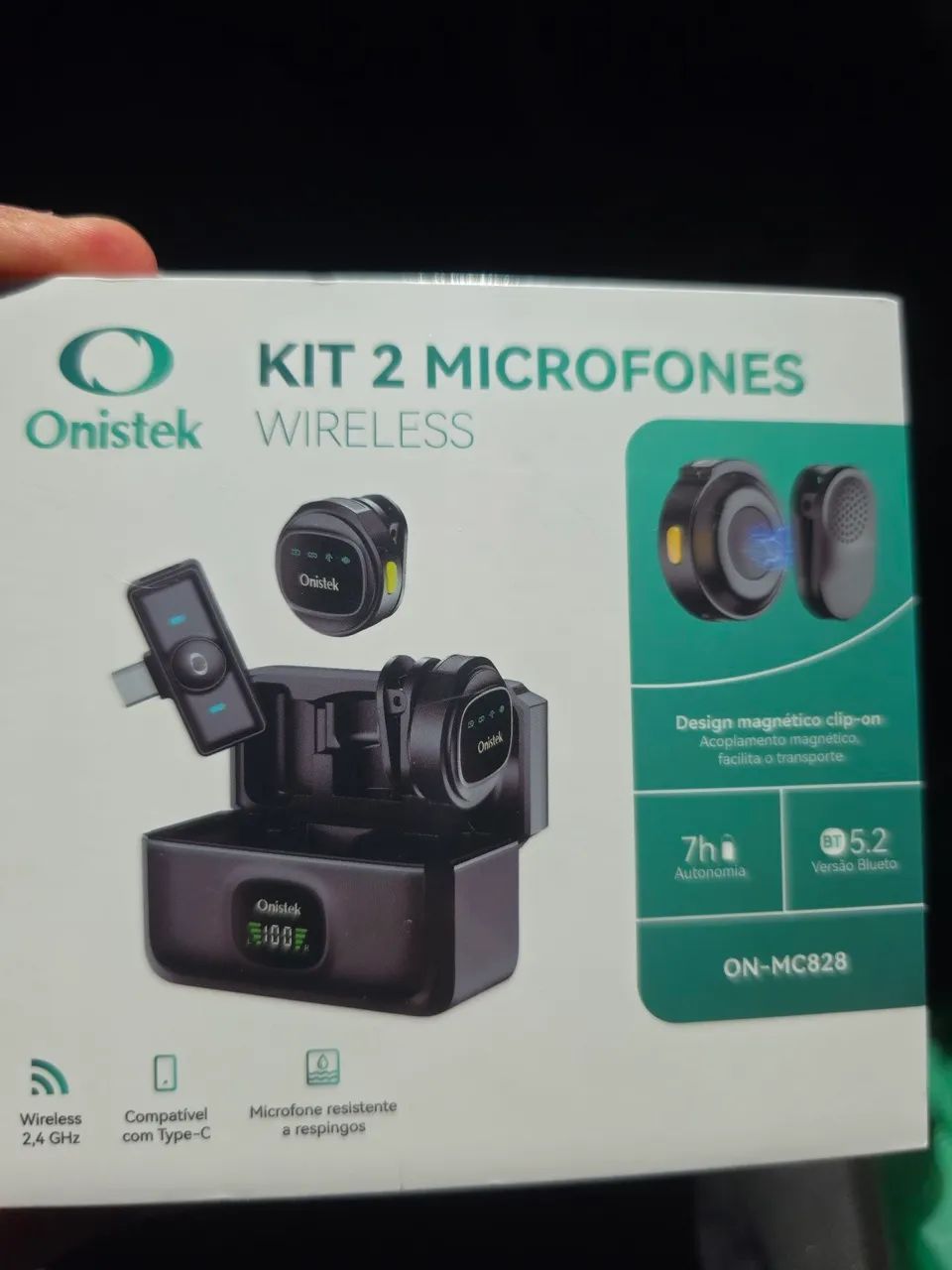 Kit 2 Microfones Wireless Onistek - ON-MC828