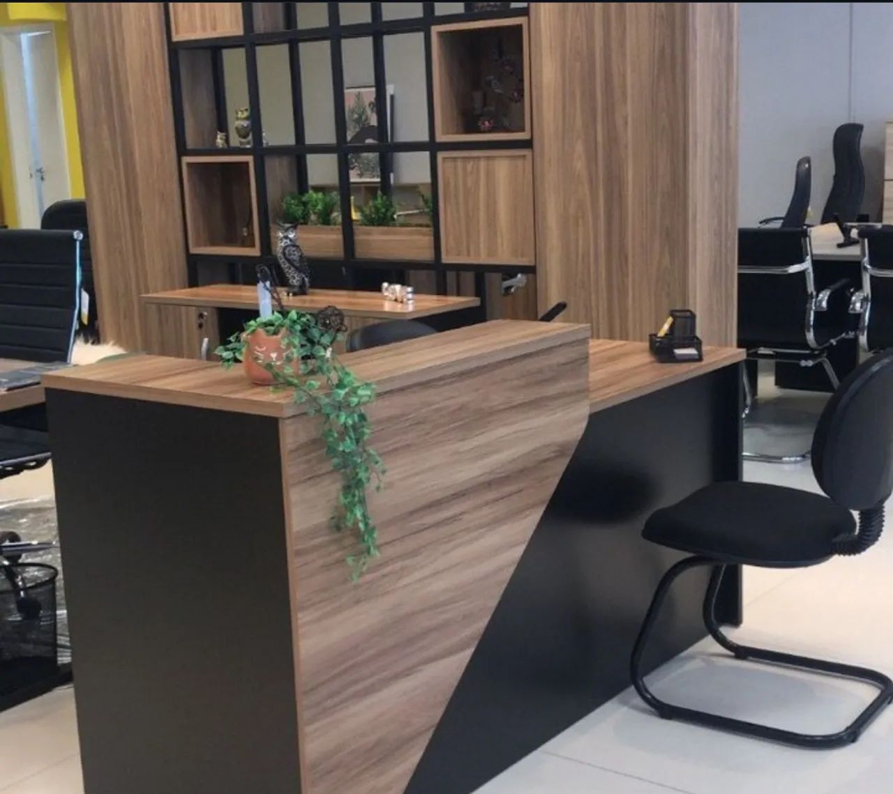 Balcão de atendimento moderno para comércio