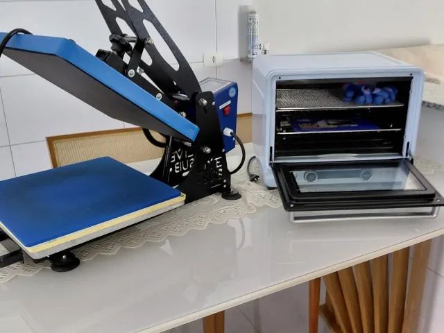 Oportunidade! Kit Sublimação Completo com Forno 3D e Prensas Live Sub - Foto 2