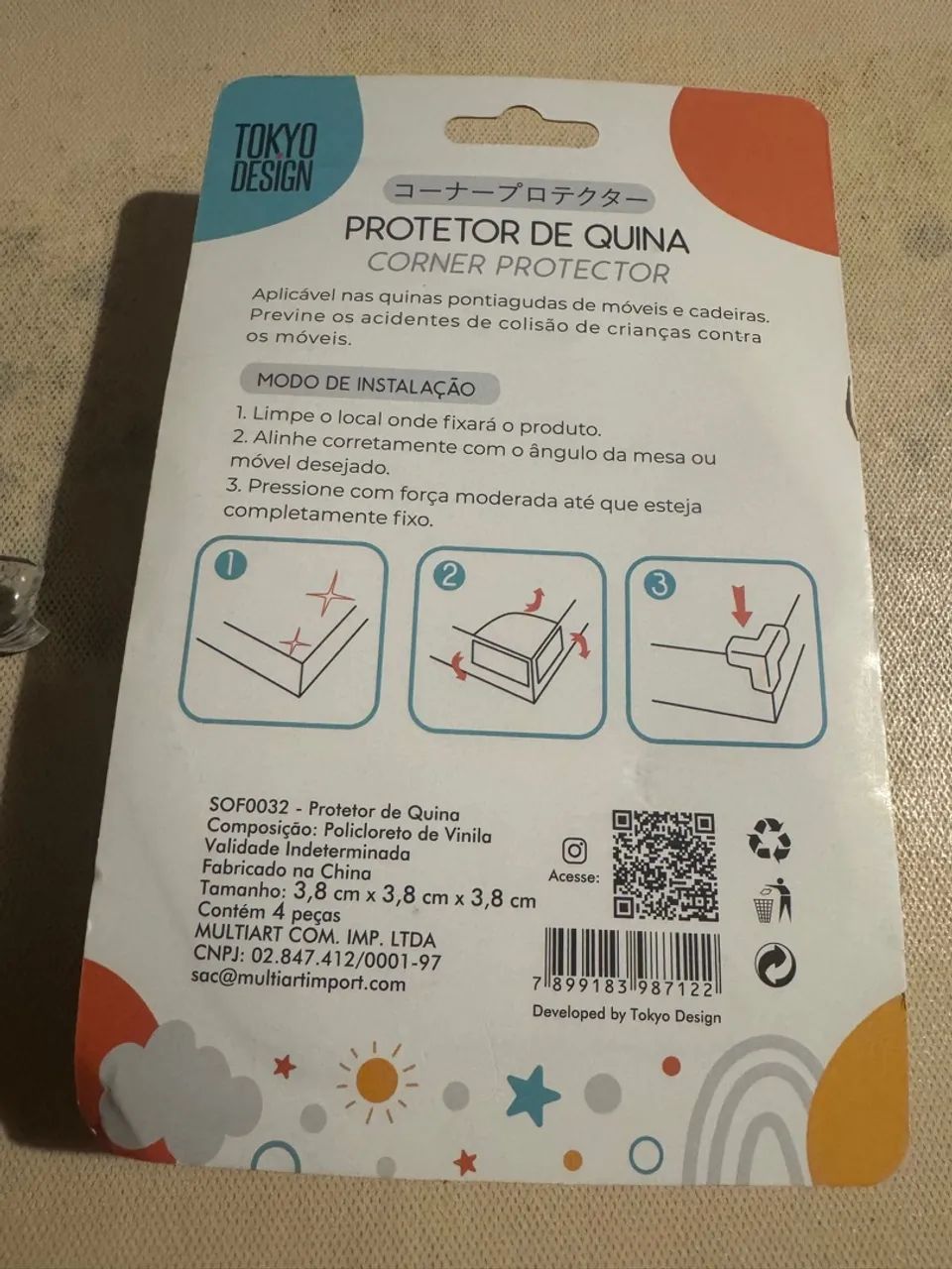 Protetor de Quina para Segurança Infantil - Foto 2
